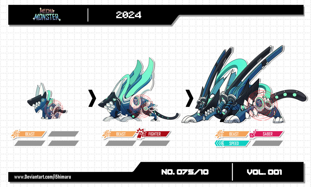 Mechamon Mechamon NO.075/10 | VOL.006 by I5HIMARU on DeviantArt