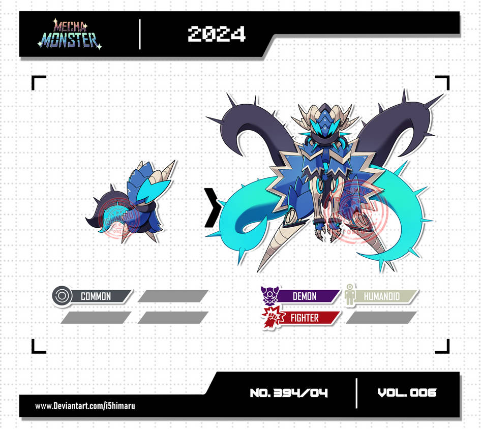 Mechamon Mechamon NO.394/04 | VOL.006 by I5HIMARU on DeviantArt