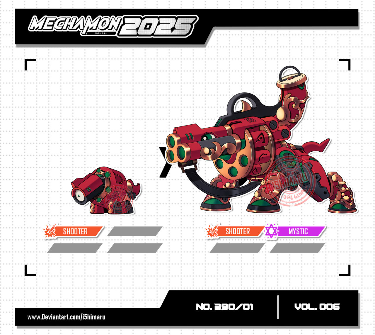 Mechamon Mechamon NO.390/01 | VOL.006 by I5HIMARU on DeviantArt