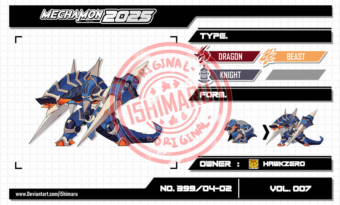Mechamon Mechamon NO.399/04-02 | VOL.006 by I5HIMARU on DeviantArt