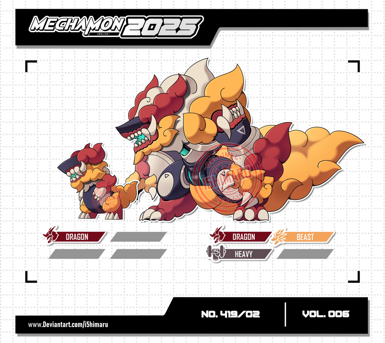 Mechamon Mechamon NO.419/02 | VOL.006 by I5HIMARU on DeviantArt
