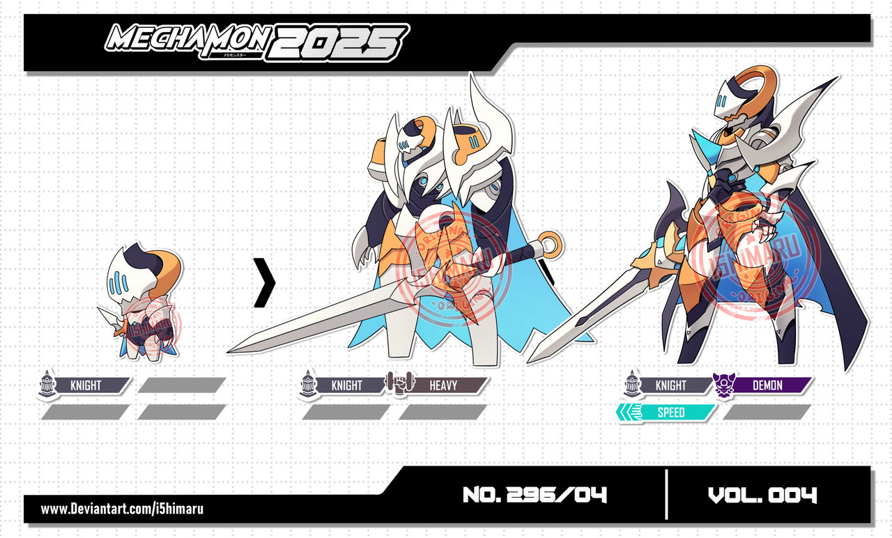 Mechamon Mechamon NO.296/04 | VOL.004 by I5HIMARU on DeviantArt