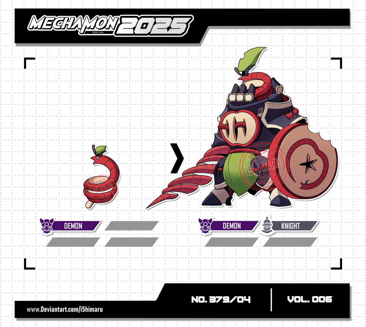 Mechamon Mechamon NO.379/04 | VOL.006 by I5HIMARU on DeviantArt