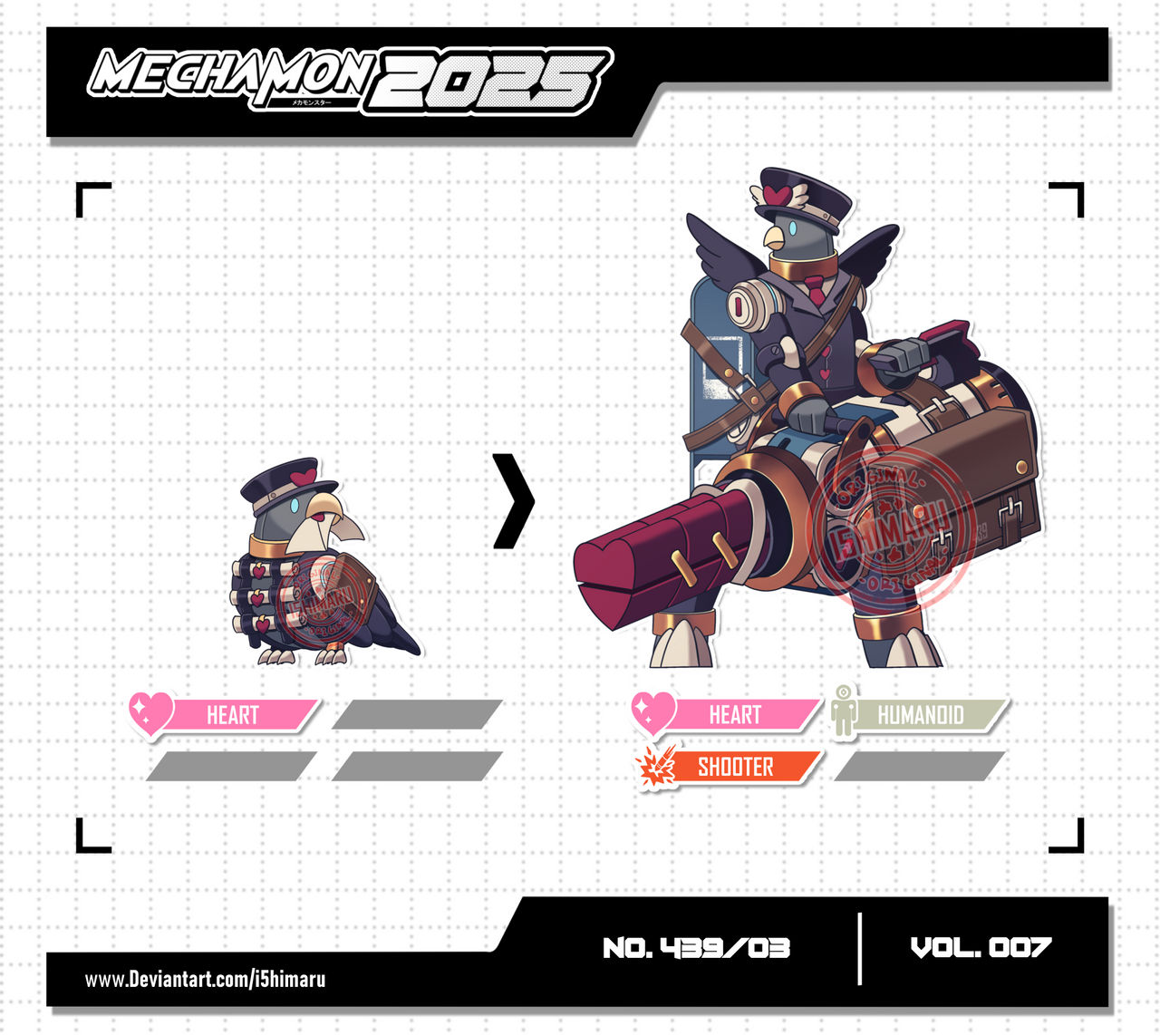 Mechamon Mechamon NO.439/03 | VOL.007 by I5HIMARU on DeviantArt