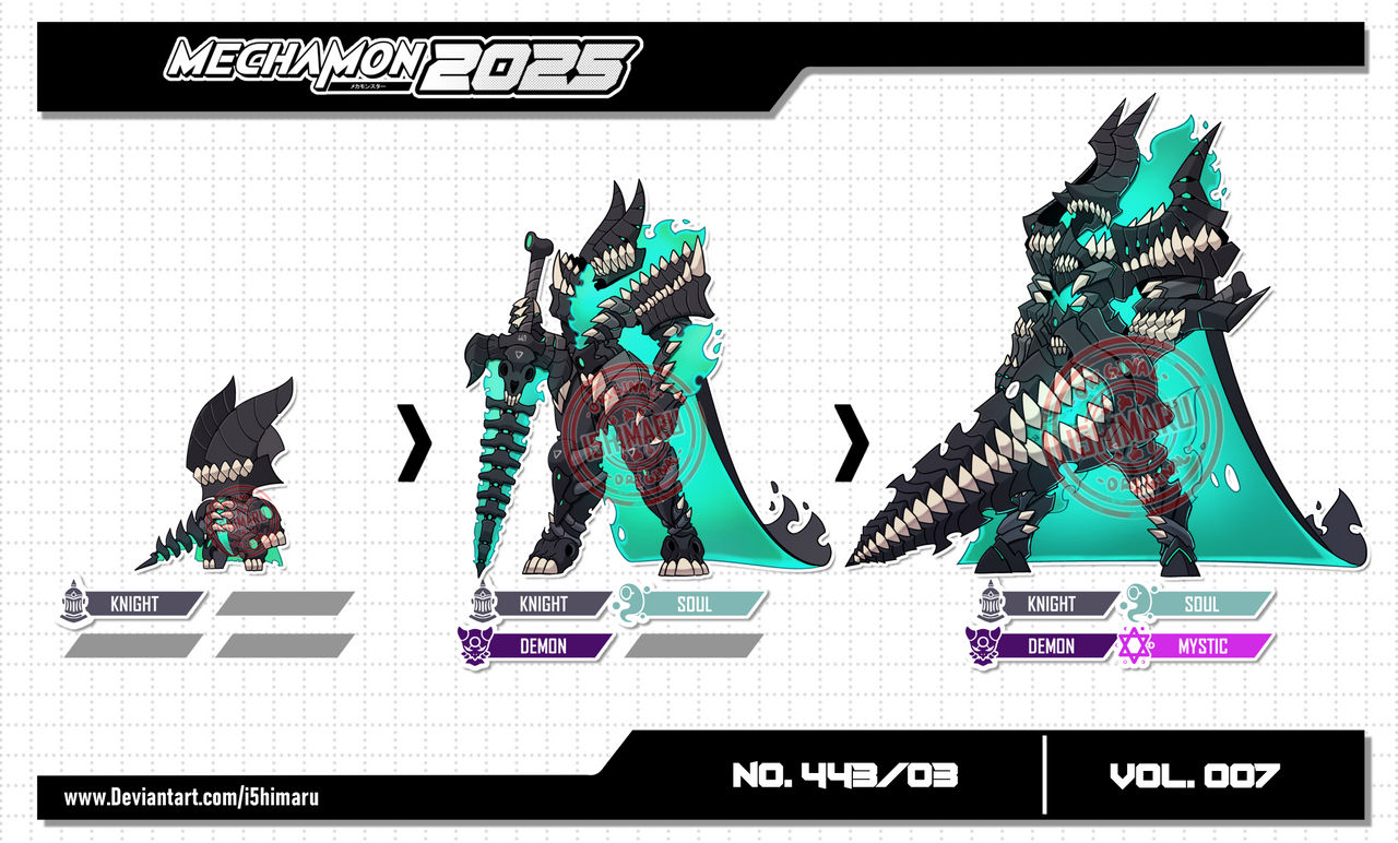 Mechamon Mechamon NO.443/03 | VOL.007 by I5HIMARU on DeviantArt