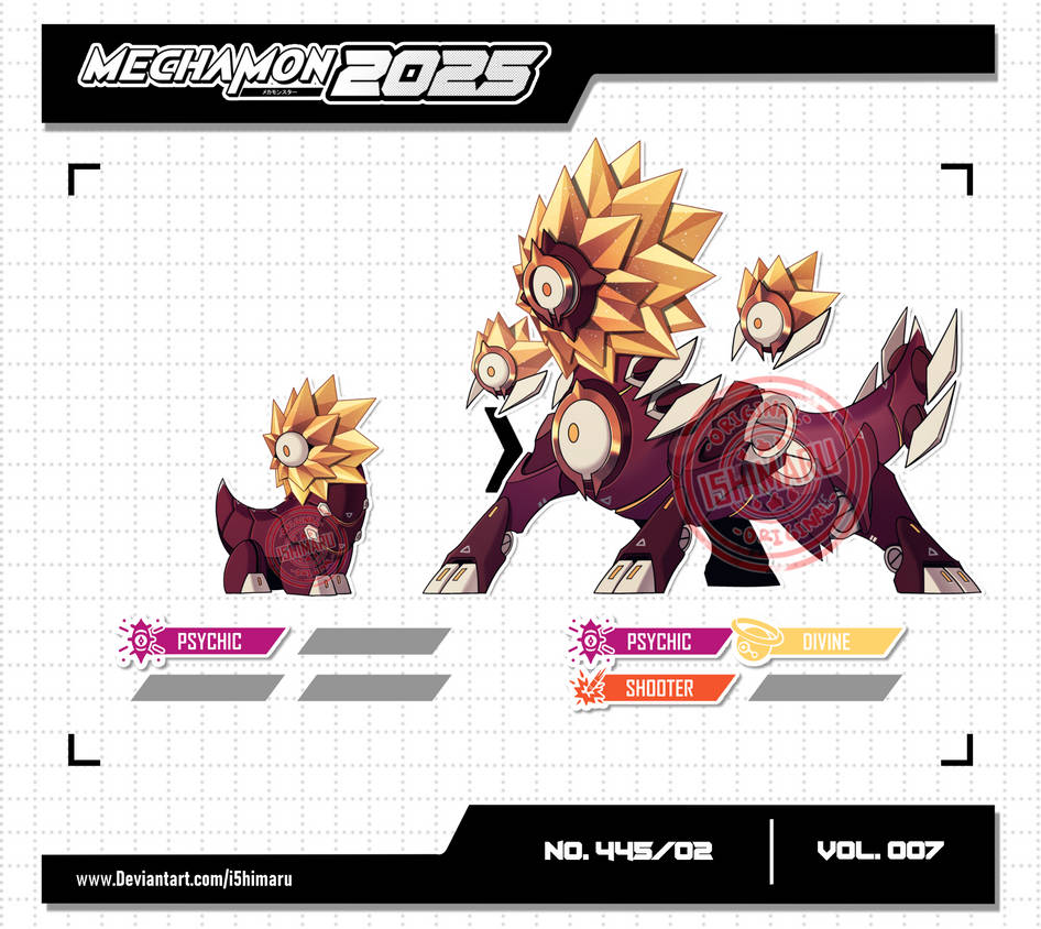 Mechamon Mechamon NO.445/02 | VOL.007 by I5HIMARU on DeviantArt