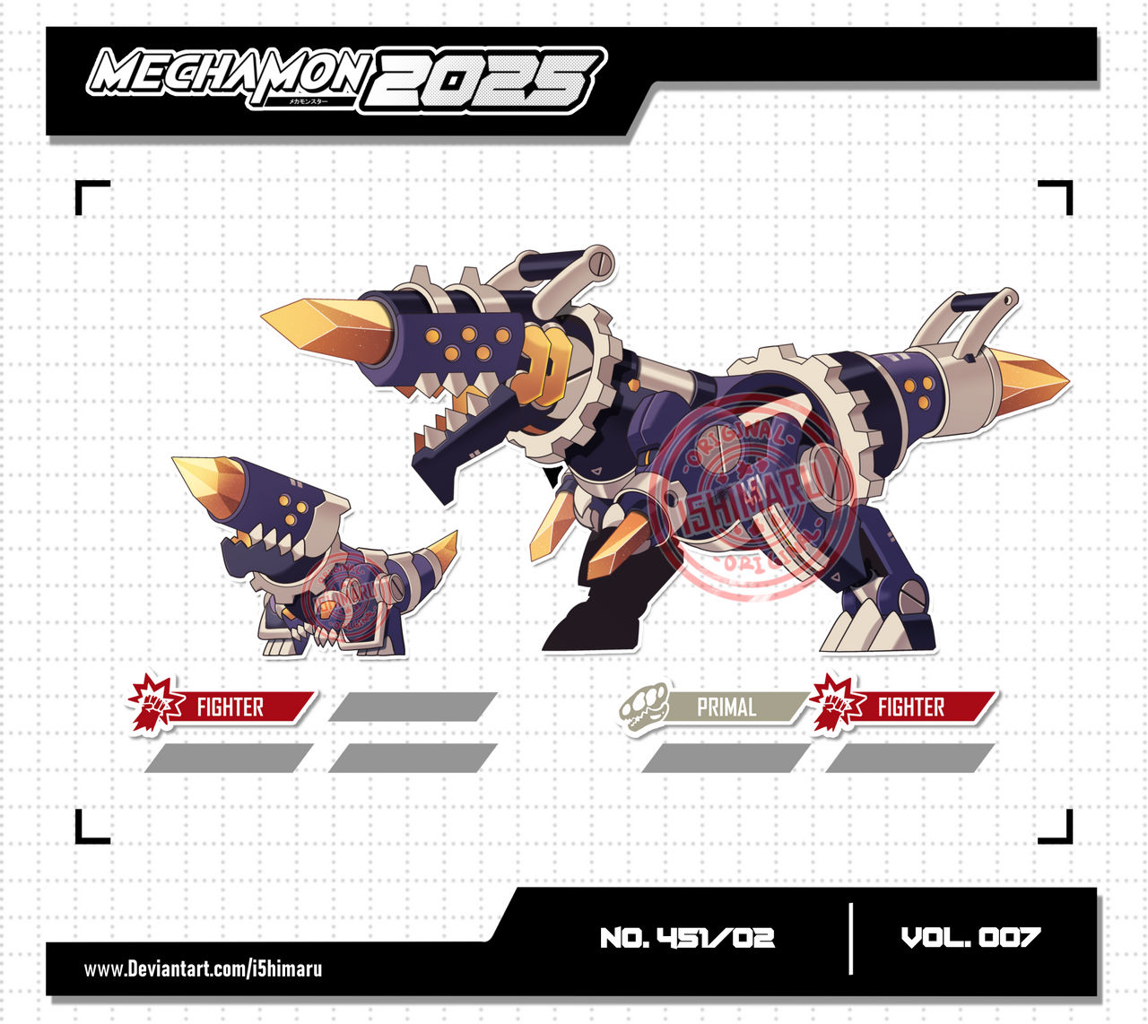 Mechamon Mechamon NO.451/02 | VOL.007 by I5HIMARU on DeviantArt