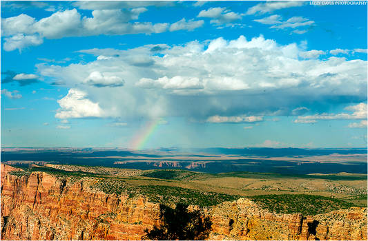 Rainbow Over Grand Canyon