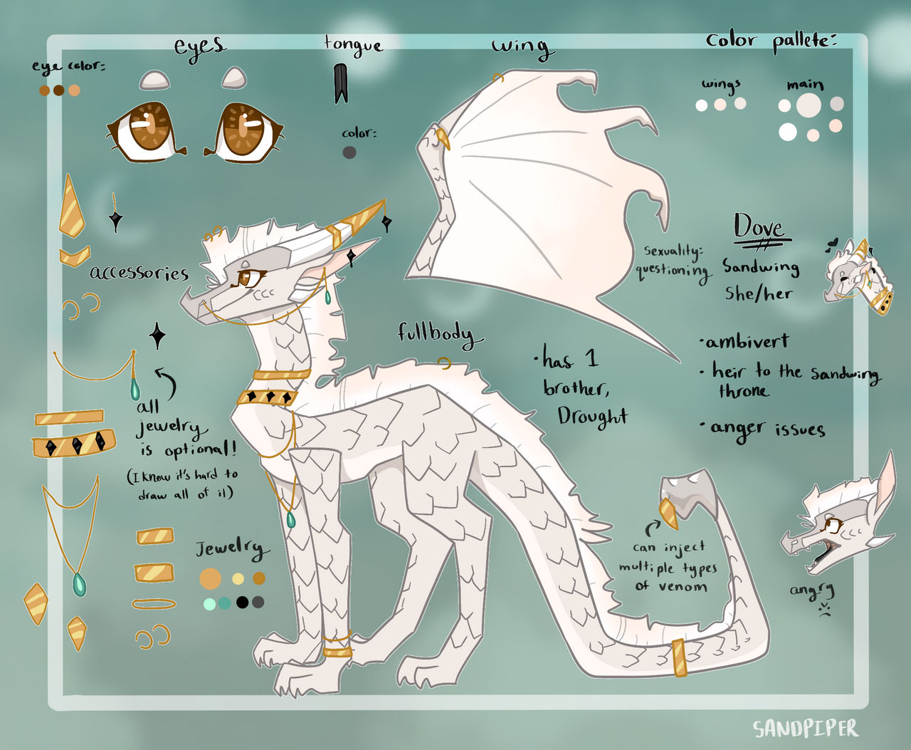 Sandwing Patterns SandWings on Wings-of-Fire-People - DeviantArt