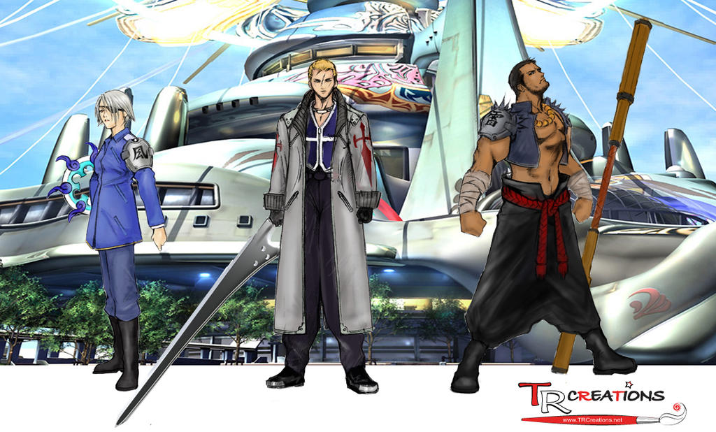 Final Fantasy VIII  Seifer, Raijin and Fujin