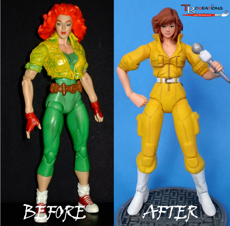 April O'Neil Classic Before and After