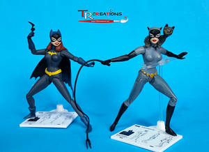 DC Collectable - Catwoman and Batgirl