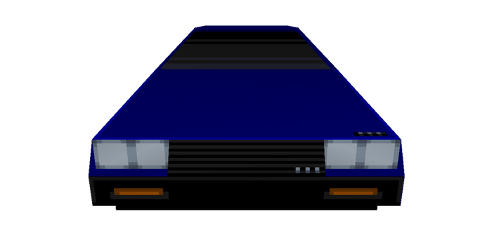 1980s-style Automobile 3D Render