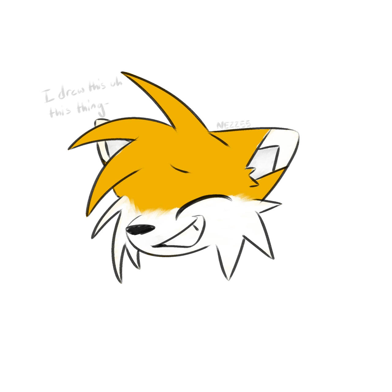 Tails Headshot tails by Nezz55 on DeviantArt