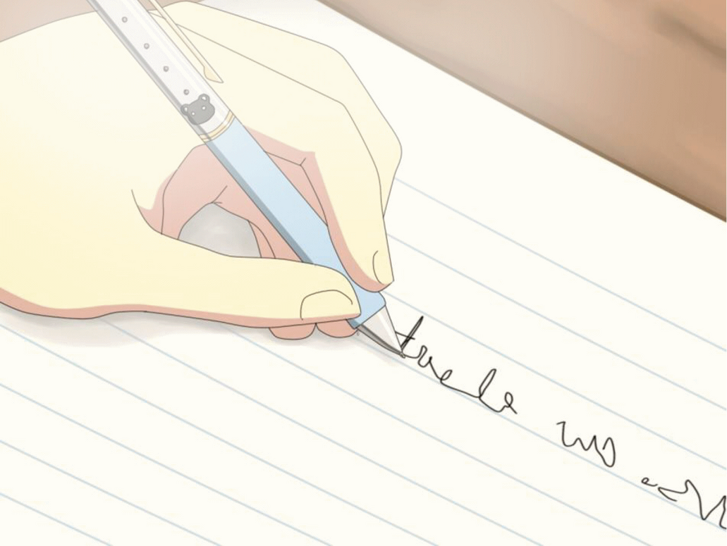 Writing animation by visual-HOSHI on DeviantArt