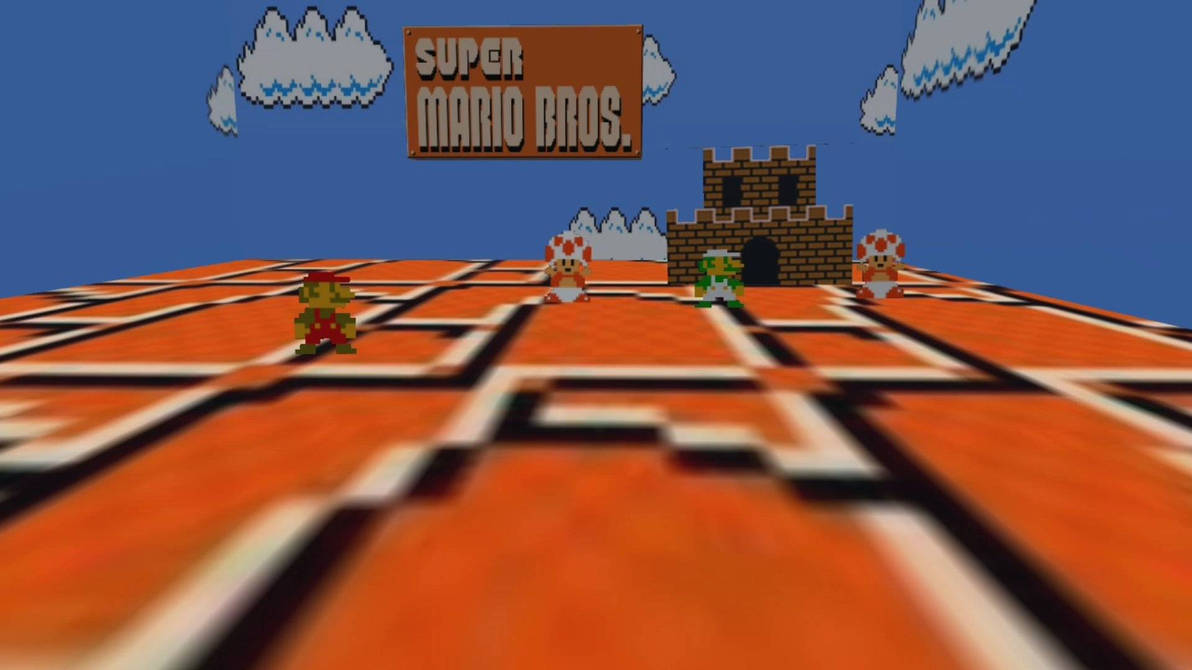 3D SMB1 by EmmanuelGD on DeviantArt