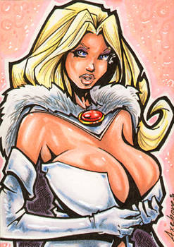 White Queen sketch card