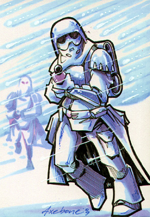 Snow Trooper sketch card