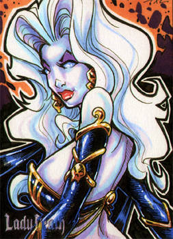 Lady Death sketch card