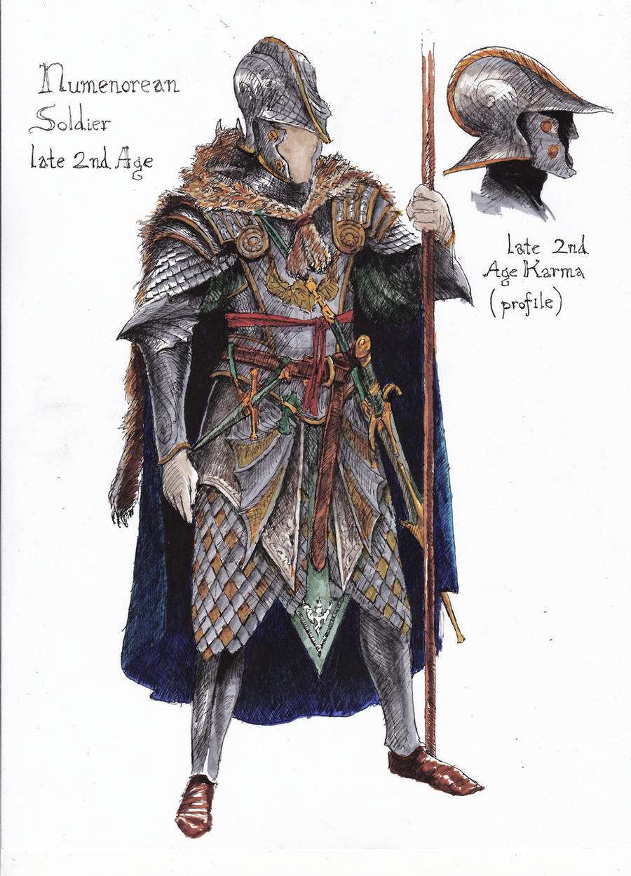 Female Numenorian Numenorean Armor 2 Color by TurnerMohan on DeviantArt