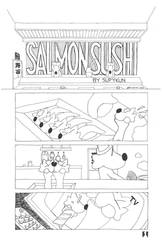 [Pen Comic] Salmon Sushi 1/8