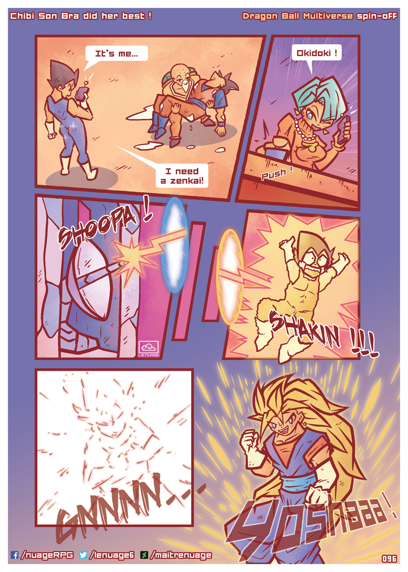 Chibi Son Bra did her best! Page 1 - DBMultiverse