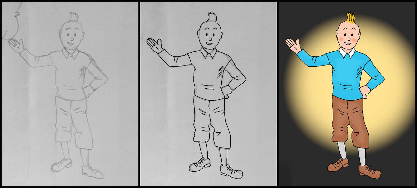 TexSketch - Tintin by TexPool on DeviantArt