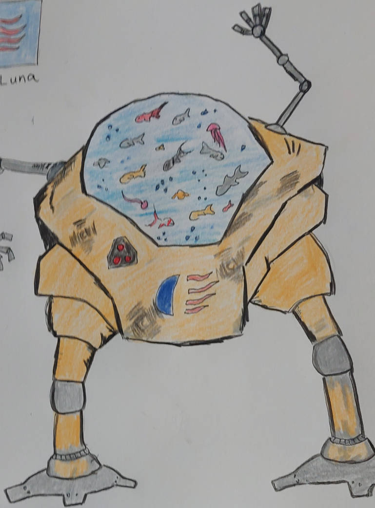 Robotic fish tank by dylanthevylan3 on DeviantArt