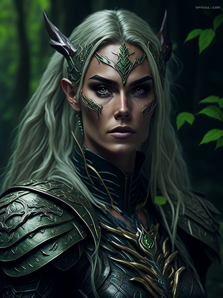 Leonardo Diffusion Female Elven ranger with long b by JaredSyn on ...
