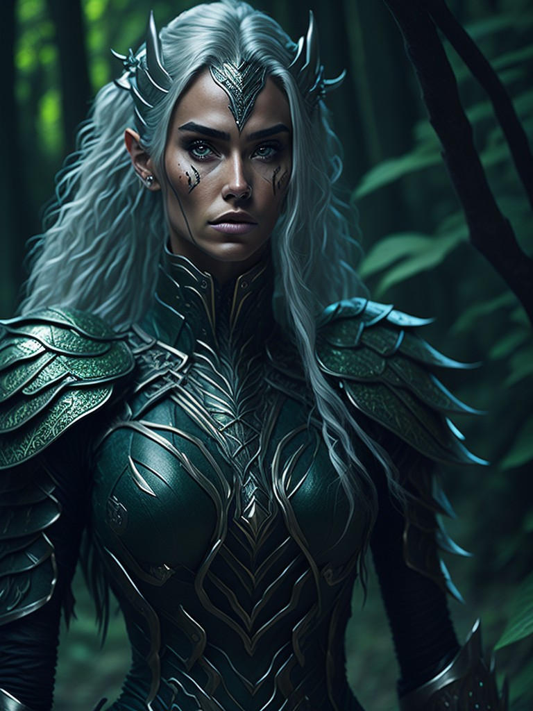 Leonardo Diffusion Female Elven ranger with long p by JaredSyn on ...