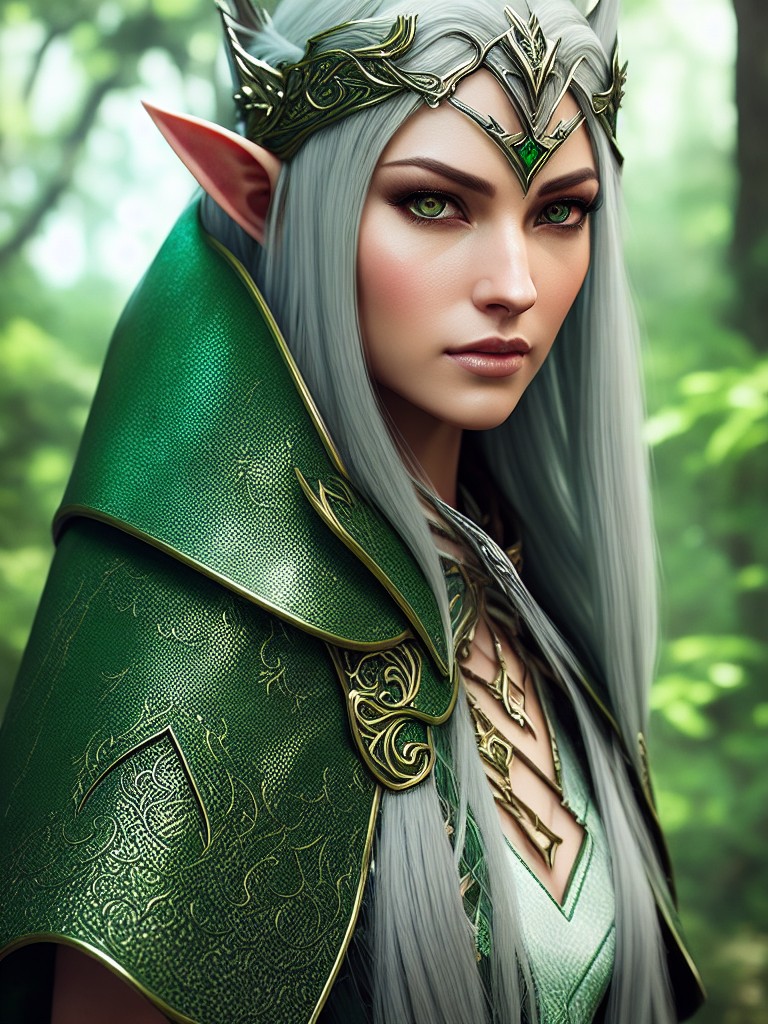 Elven Ranks RPG 40 Stunningly beautiful Female Elven ranger wi by JaredSyn on ...