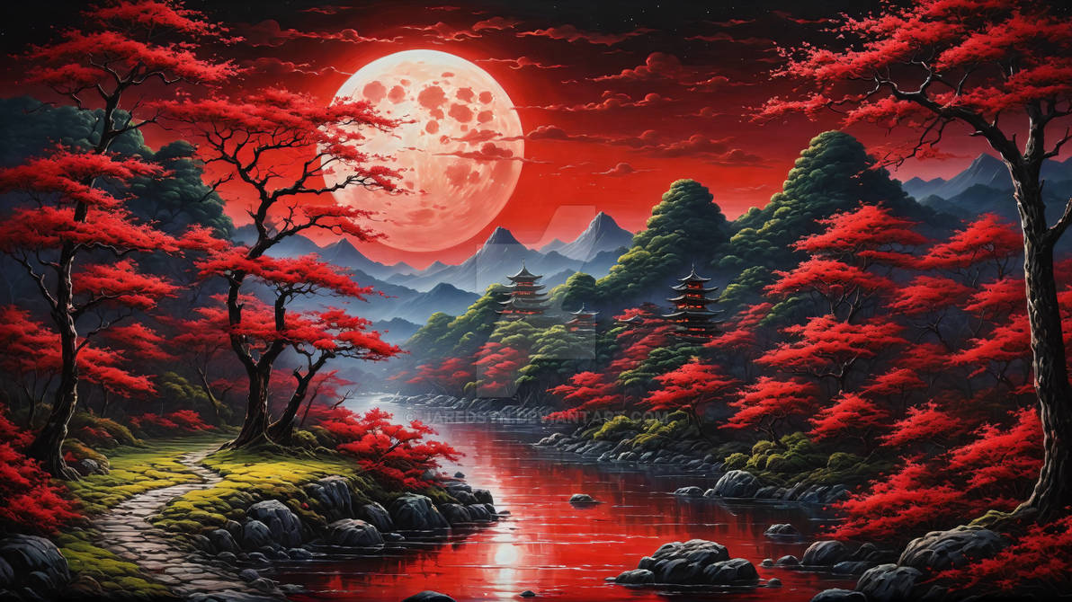 RealVisXL-JapaneseBloodMoonWallpaper2 by JaredSyn on DeviantArt