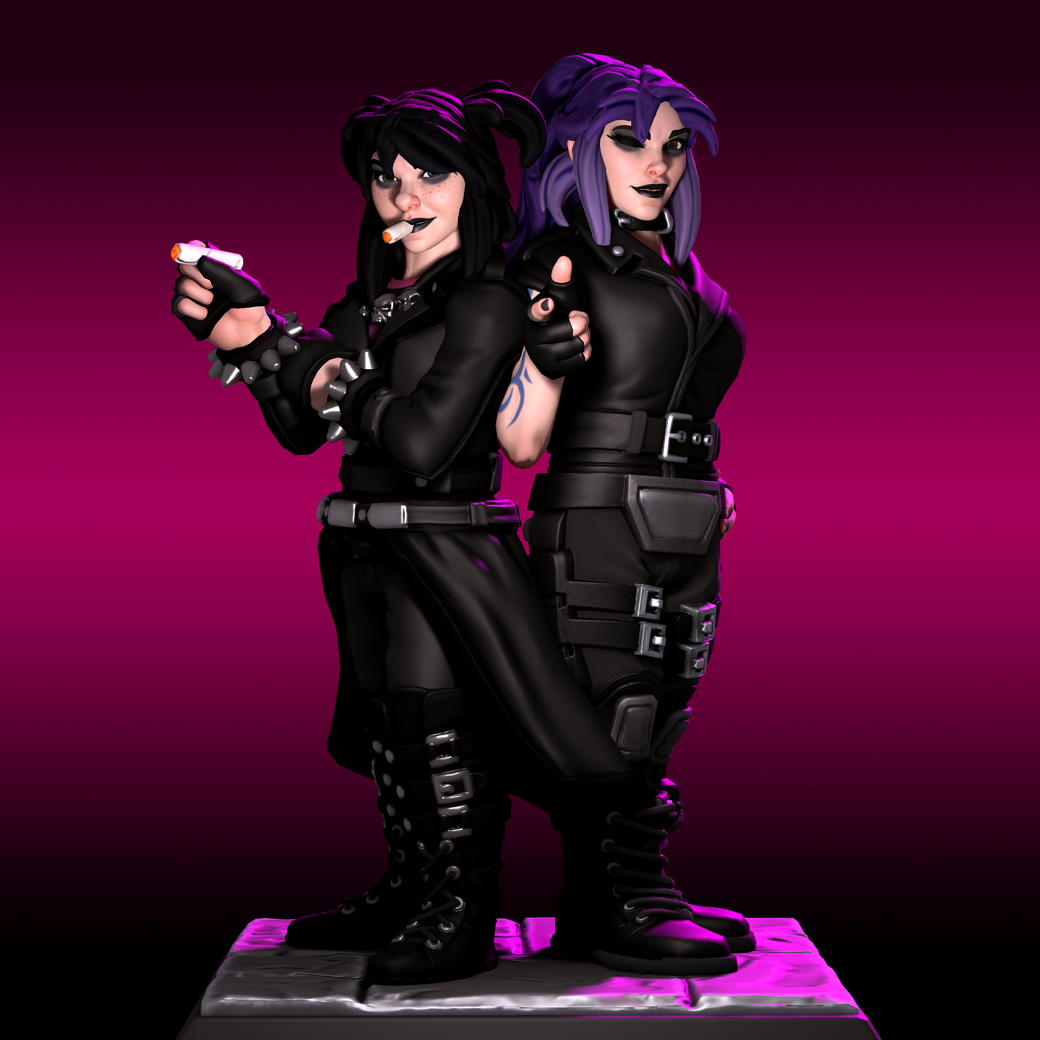 Deviantart Rocker Girl Jeanette and Natalie - The Rocker Girls by Sidmich on DeviantArt