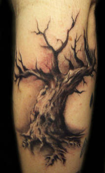 oak tree tattoo