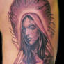 Virgin Mary Cadillac tattoo