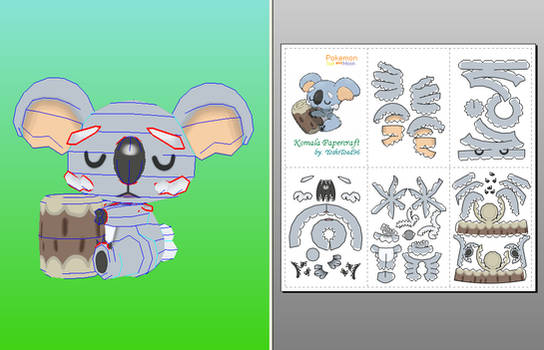 Komala Papercraft + Download Link