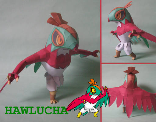 Hawlucha Papercraft Comes to the Ring!!