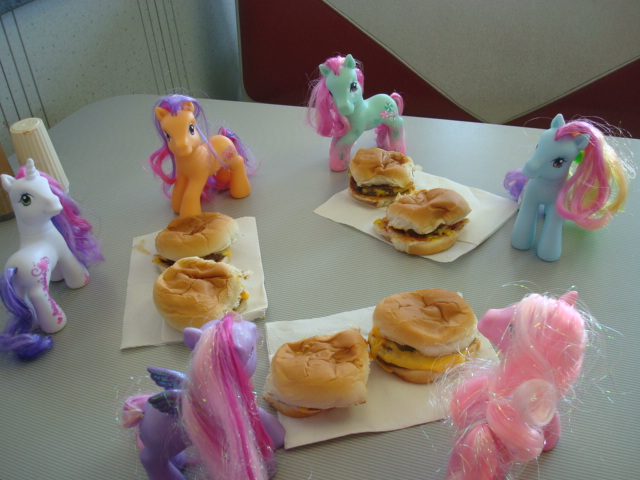 Ponies Love Cheeseburgers