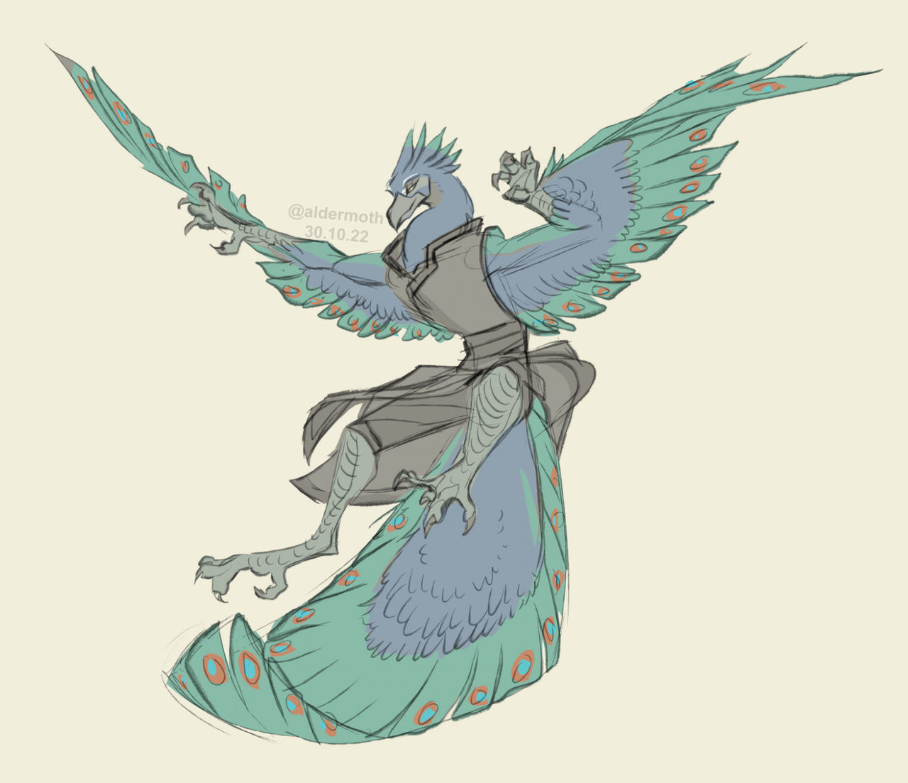 Dr. Rue in flight by Alderblood on DeviantArt