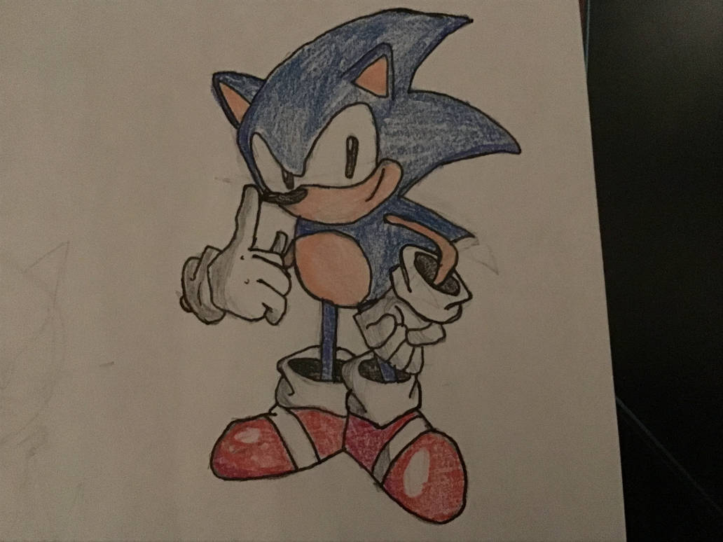 Classic Deviantart Classic Sonic by shadowfan987 on DeviantArt