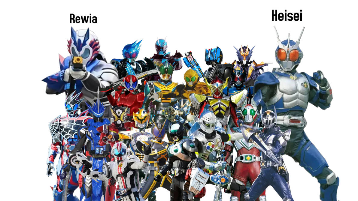 50 years of Kamen rider (Secondary riders) by RainbowWhooves521 on ...