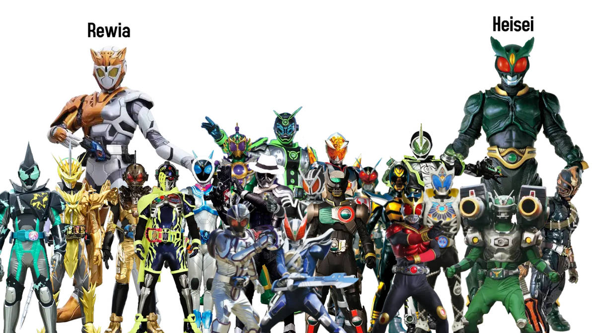 Three Color Rider 50 years of Kamen rider (the third riders) by RainbowWhooves521 on ...