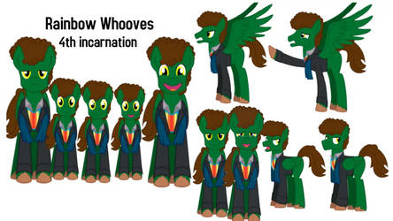 Rainbow Whooves OC reference sheet (2021- 2024)