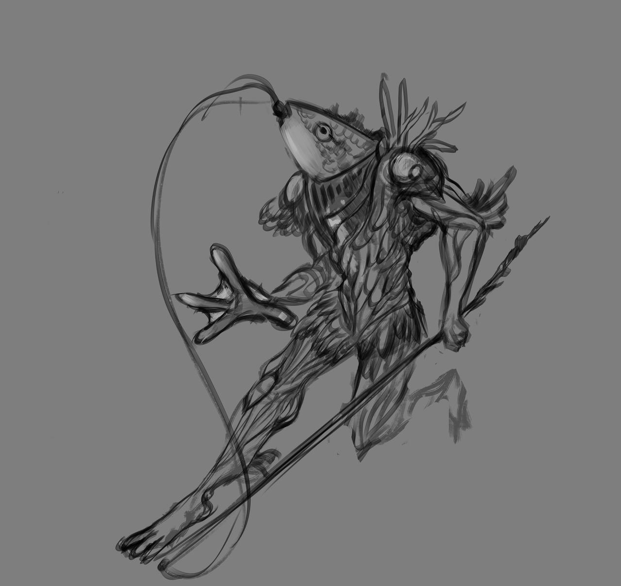 Fish Guy by Yennikz on DeviantArt