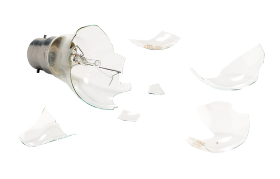 Broken Light Bulb PNG