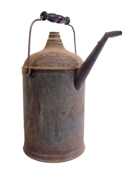 Old oil can transparent png