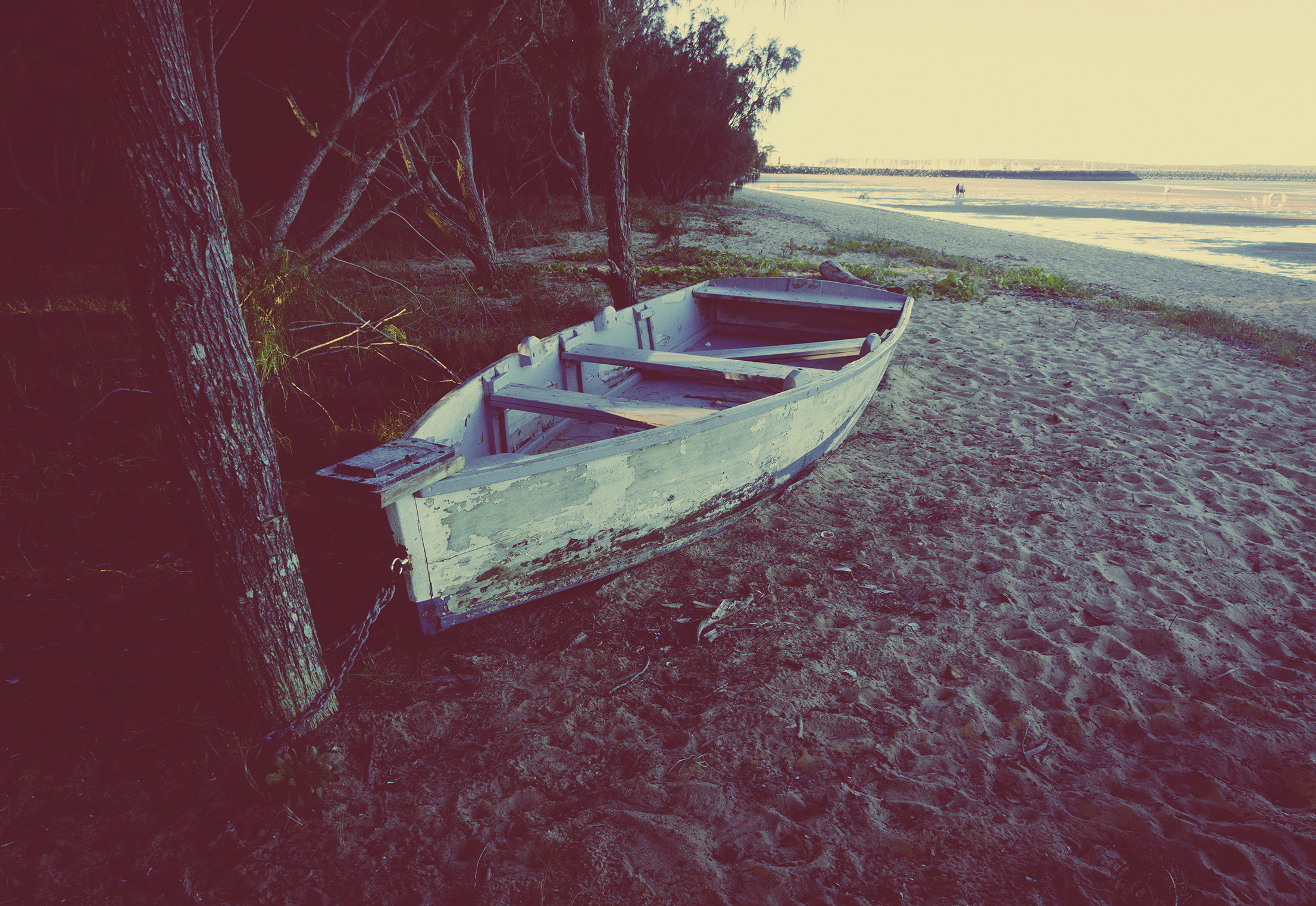 Boat by the beach