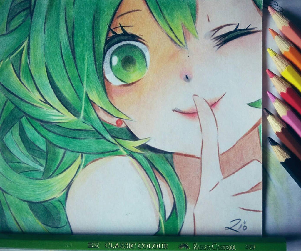 Pencil Color Drawing Cute Anime by RioTransyah07 on DeviantArt