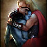 Thor and Jotun Loki
