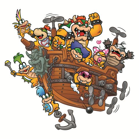 Airship full of Koopas 